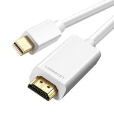 Image of UGREEN Mini Displayport to HDMI Cable, Thunderbolt 1/2 to HDMI Cable Supports 1