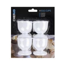 Image of Chef Aid Egg Cups (Pack of 4)One Size White  ST5596