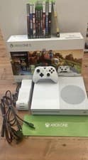 Image of Xbox One S 1tb White Xbox Controller Games and Extras Bundle All Cables