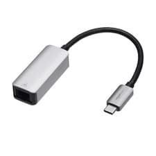 Image of USB-C to Gigabit Ethernet Adapter - Aluminum, USB 3.1 Type-C to RJ45, 10/100/...