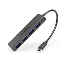 Image of Plugable USB C to USB Adapter Hub 4 Port (USBC-HUB4A)