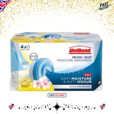 Image of UniBond AERO 360 Moisture Absorber Lavender Refill Tab 4 x 450g