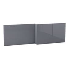 Image of Modern Bathroom MDF/Chipboard Bath Adjustable Front Side End Panel Easy Cut Size