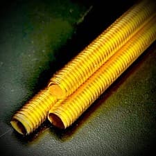 Image of Threaded Bar Rod Stud Metric Brass Cut Lengths