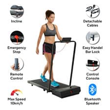 Image of Walking Pad Treadmill Folding Under Desk 10km/h Home Office Remote LED Evolve