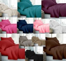 Image of 500 THREAD COUNT LUXURY 100% EGYPTIAN COTTON EXTRA DEEP FITTED SHEETS ALL SIZES