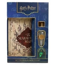 Image of Harry Potter Marauders Map  Notebook and Potion Pen Set New Boxed