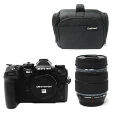 Image of Olympus OM System OM1 Mark II Mirrorless Camera + 12-40mm + Bag UK Next Day Del