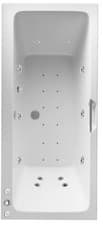 Image of Beaufort Portland Double Ended Single Grip 1800 x 800mm 24 Jet Whirlpool Bath