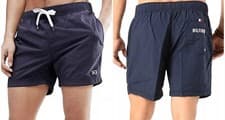Image of Tommy Hilfiger Mens Navy Core Swim Shorts Size UK Small 30 - 32" Waist