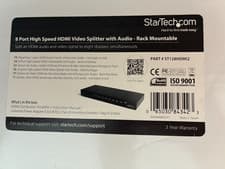 Image of StarTech.com 8 Port High Speed HDMI Video Splitter with Audio - ST128HDMI2