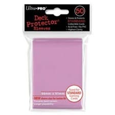 Image of Ultra Pro Standard Size Deck Protectors Box - Pink [12 Packs/66Mm X 91Mm]