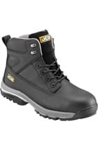 Image of JCB - Leather Fast Track Safety Boots - S3 Rated Water Resistant Boots - Size 7