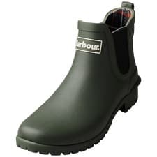 Image of Barbour Wilton Womens Wellington Boots in Olive - 6 UK