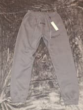 Image of Essentials Fear Od God Grey Tracksuit Joggers Size M Cuffed Brand New With Tags