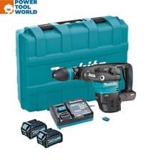 Image of Makita HM001GD202 40v Max XGT SDS Max Demolition Hammer Inc 2x 2.5Ah Batts