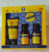 Image of Neal's Yard Remedies Bee Lovely Head To Toe Gift Set / NEW