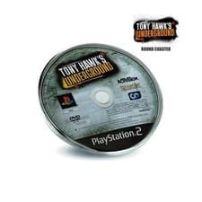 Image of Tony Hawk's Underground 1 PS2 Skate Game Disc Art Inspired Plastic Coaster 80mm