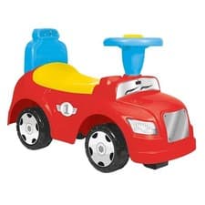 Image of Dolu Step Car 2 in 1 Red, Yellow & Blue Ride On