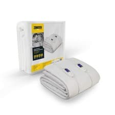 Image of Zanussi Electric Blanket, Heated King Fitted Underblanket, 9 Heat King, White