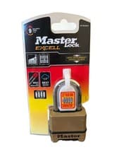 Image of Master lock Excel 4 Digit Combination 50mm Padlock 38mm Shackle Security Number9