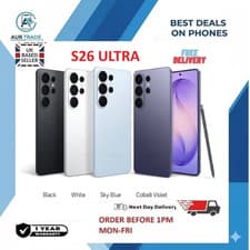 Image of Samsung Galaxy S26 Ultra 256GB/512GB UNLOCKED Brand New SMART PHONE 2026 Model