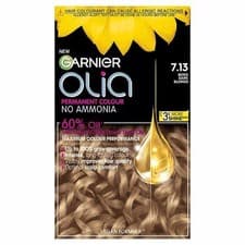 Image of Garnier Olia Permanent Hair Colour 7.13 Beige Dark Blonde