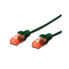 Image of SLIM Cat6 RJ45 UTP Network 3.8mm Thin Patch Panel Cable Ethernet LAN LSOH LSZH
