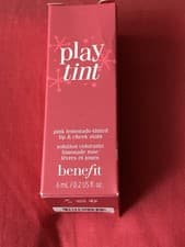 Image of Benefit Play Tint Pink Lemonade Tinted Lip Cheek Stain 6ml