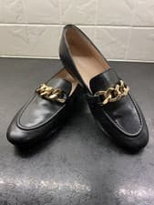 Image of HUSH PUPPIES HARPER CHAIN LOAFERS SIZE 3. BRAND NEW. RRP £75.