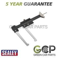 Image of Sealey Brake Disc Caliper with Tyre Tread Depth Gauge 0-56mm VS057