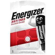 Image of 1 x Energizer 303Watch Batteries SR44W SR44 V303 V357 D357 Silver Oxide 1.5v