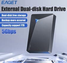 Image of Eaget G20 Pro 1TB External Hard Drive Portable HDD USB 3.0 High Speed
