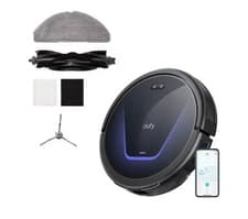 Image of EUFY G50 Hybrid Robot Vacuum Cleaner & Mop, 4000pa Powerful Suction - Black