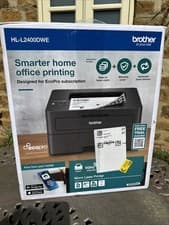 Image of BROTHER HL-L2400DWE Wireless Mono Laser Printer WITH TONER!