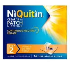 Image of NiQuitin Clear 14mg Patch (Step 2) - 14 Patches
