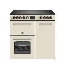 Image of Belling Farmhouse 90cm Electric Range Cooker With 5 Hobs Cream 90E Grade C