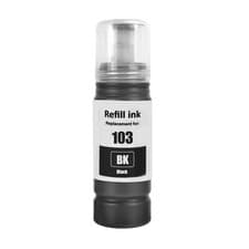 Image of 1 Black Ink Bottle 70ml to replace Epson 103Bk Compatible/non-OEM for EcoTank