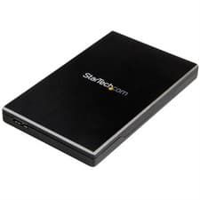 Image of StarTech USB 3.1 (10 Gbps) Enclosure for 2.5 SATA Drives