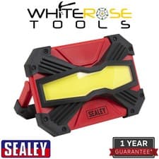 Image of Sealey Portable Floodlight Rechargeable Power Bank Work Light 30W COB LED