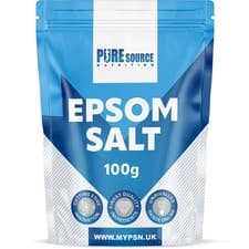 Image of Epsom Salts BP FCC Food Grade 100% Organic Natural Bathing Bath Salt 100g - 25KG