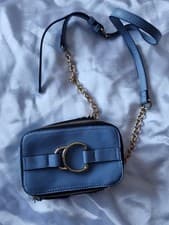 Image of Accessorize Blue Cross Body Phone Bag Mini Travel Shoulder Bag New Without Tags