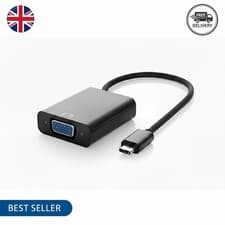 Image of USB C to VGA Adapter, Type C 3.1 Male to VGA Female Adapter Cable for Laptop PC