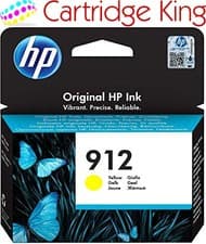 Image of Genuine HP 912 Yellow Original Ink Cartridge - Standard