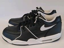 Image of Nike Air Flight 89 Low White/Black–Men’s 11/Women’s 12.5 Box Has Cosmetic Damage