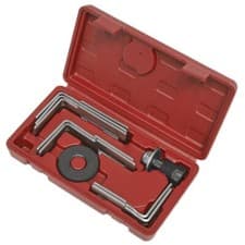 Image of Sealey Fuel Tank Sender Spanner Set 9pc 24mm Hex Drive VS6421