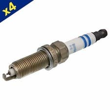 Image of Bosch 0242 129 529 Iridium Spark Plugs x4 VR8SII33X Ignition Electrical
