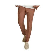 Image of Ben Sherman Mens Skinny Fit Trousers Tan Brown 30R NEW