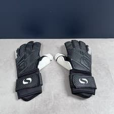 Image of Sondico Aerolite Goalkeeper Gloves Black White Size 9 New!