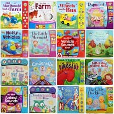 Image of Multi-Sound Book Bundle Birthday Gifts Interactive Autism Friendly NEW